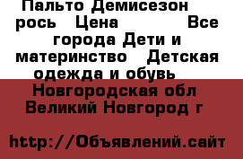 Пальто Демисезон 104 рось › Цена ­ 1 300 - Все города Дети и материнство » Детская одежда и обувь   . Новгородская обл.,Великий Новгород г.